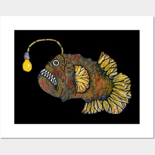 ANGLER FISH Posters and Art